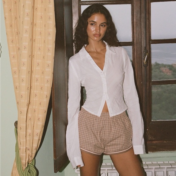 Anine Bing Tiffany Cotton Button Down - Picture 3 of 6